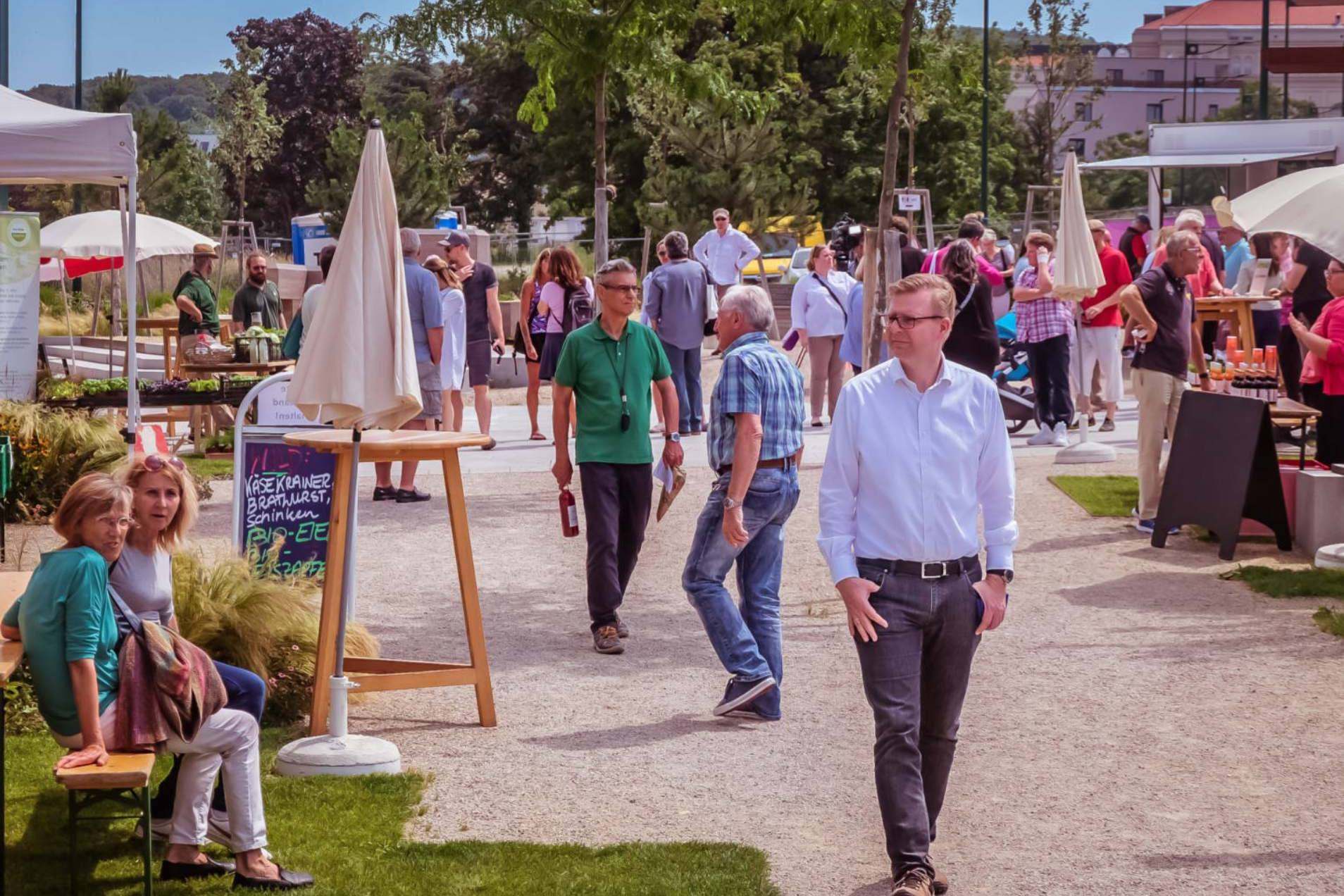 Eröffnung Fliegenspitz-Wochenmarkt