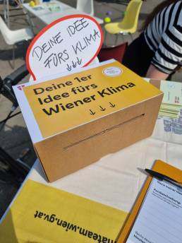 Wiener Klimateams - Abgabe der Ideen