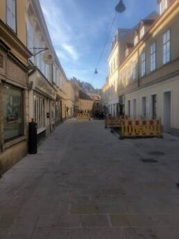 Altgasse Hitzing: Baustelle