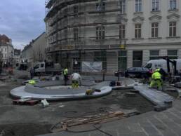 Altgasse Hitzing: Baustelle